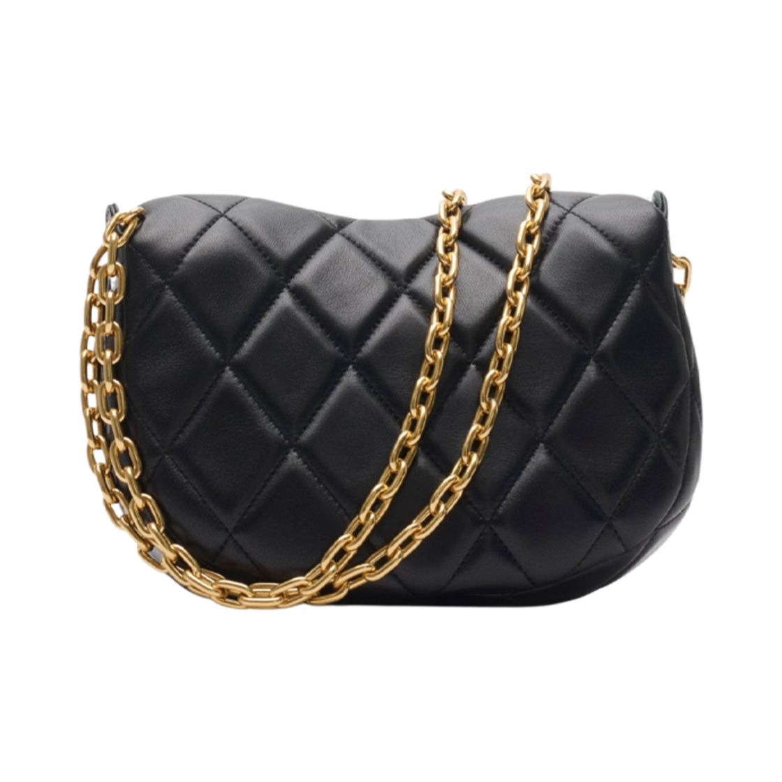버버리 퀼티드 락킹 호스 백 블랙 골드(Burberry Quilted Rocking Horse Bag Black Gold) - 2