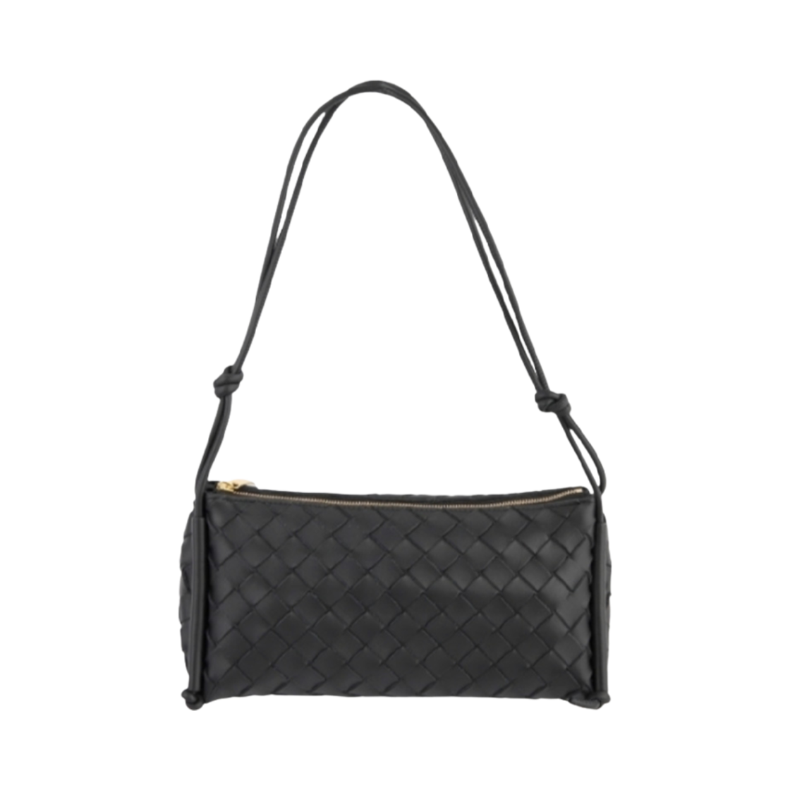보테가 베네타 인트레치아토 숄더백 블랙(Bottega Veneta Intrecciato Shoulder Bag Black) - 2