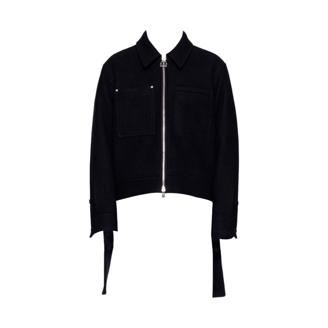 우영미 벨티드 울 점퍼 블랙 - 23FW(Wooyoungmi Belted Wool Jumper Black - 23FW)