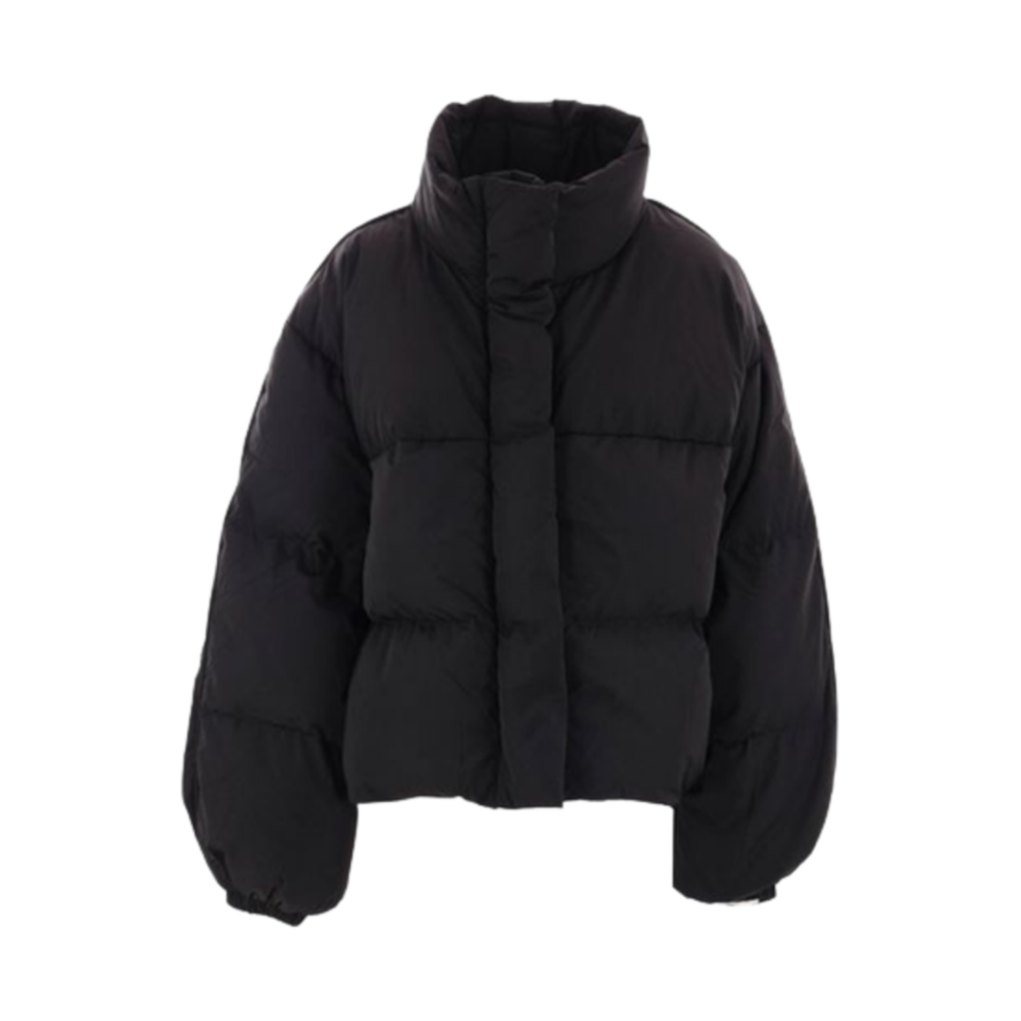 A90622-BMF (W) Acne Studios Back Logo Patch Down Jacket Black