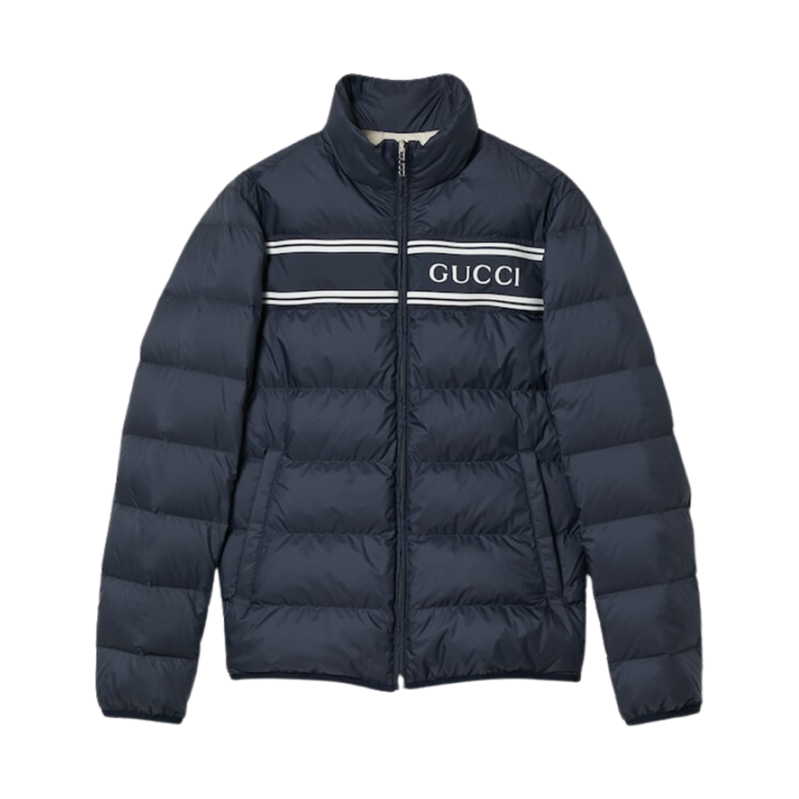 구찌 나일론 푸퍼 자켓 네이비(Gucci Nylon Puffer Jacket Navy)