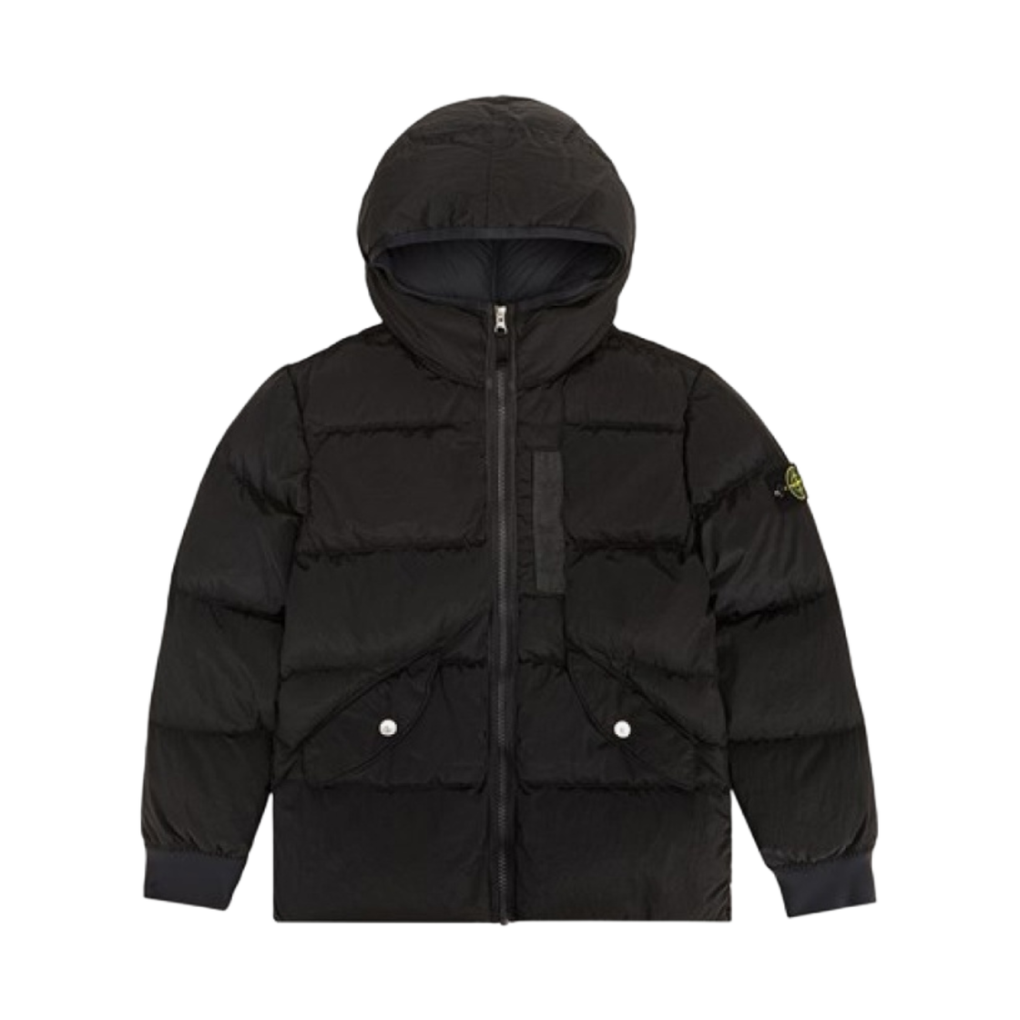 791640719-V0029 (Kids) Stone Island 40719 Nylon Metal in Econyl Regenerated Nylon Down Parka Black - 23FW