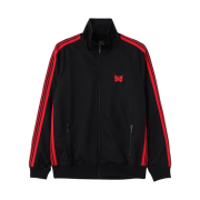 Needles x LHP Track Jacket Poly Smooth Black Red