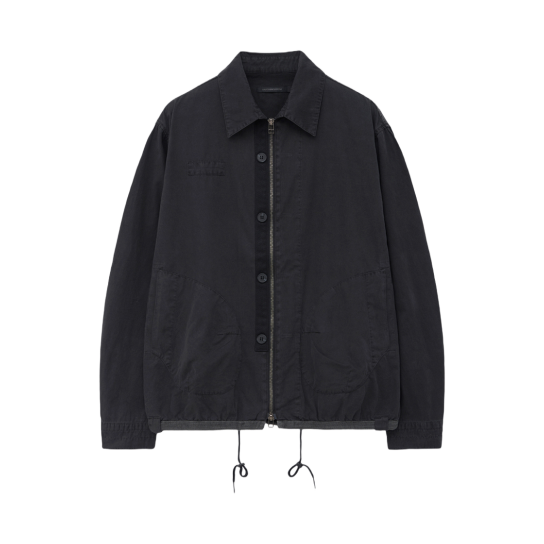 해칭룸 복서 셔켓 롱 다이드 블랙(Hatchingroom Boxer Shirket Long Dyed Black)