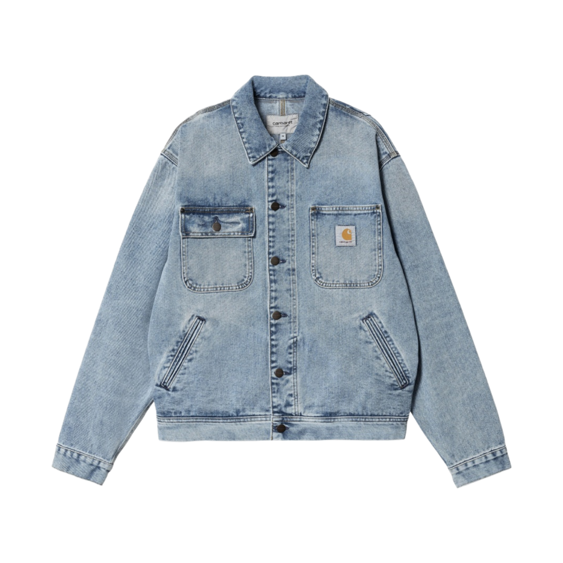 칼하트 WIP 살레도 자켓 블루 라이트 유즈드 워시(Carhartt WIP Saledo Jacket Blue Light Used Wash) - 1