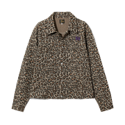 Needles Penny Jean Jacket Poly Jacquard Leopard