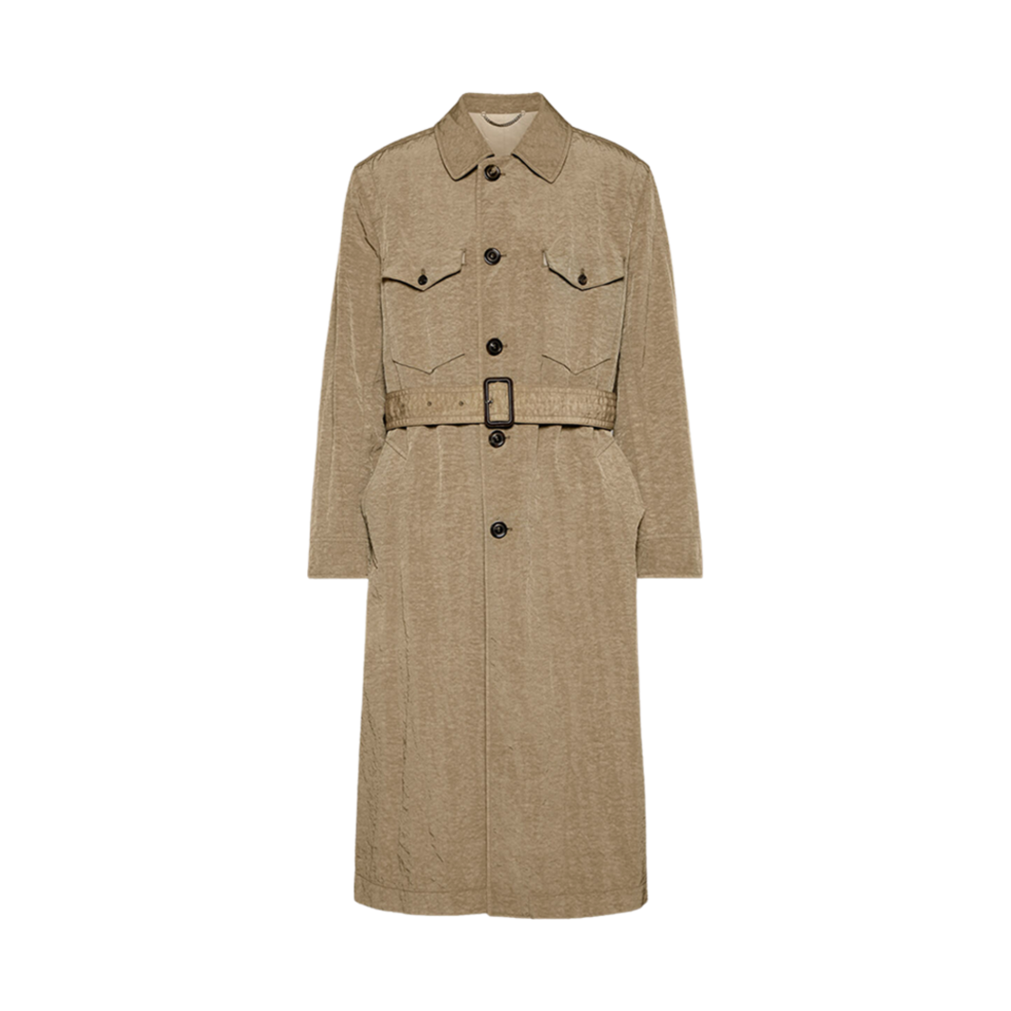 S50AA0152S53735731 Maison Margiela Canvas Trench Coat Pink Beige