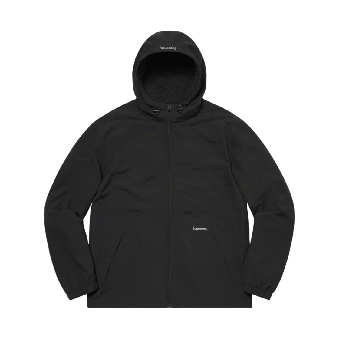 슈프림 리플렉티브 집 후드 자켓 블랙 - 21SS
