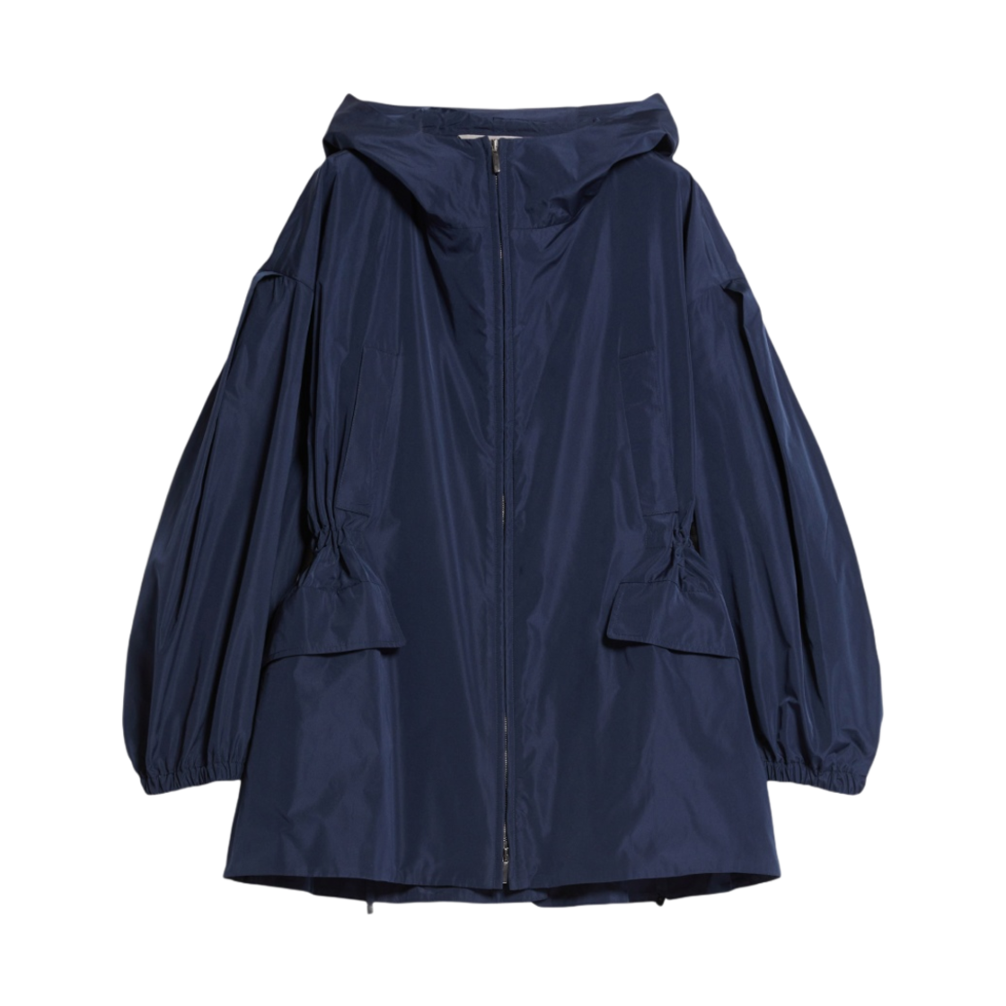 (W) 막스마라 더 큐브 발수 소재 태피터 파카 콘플라워 블루((W) Max Mara The Cube Water-Repellent Taffeta Parka Cornflower Blue) - 1