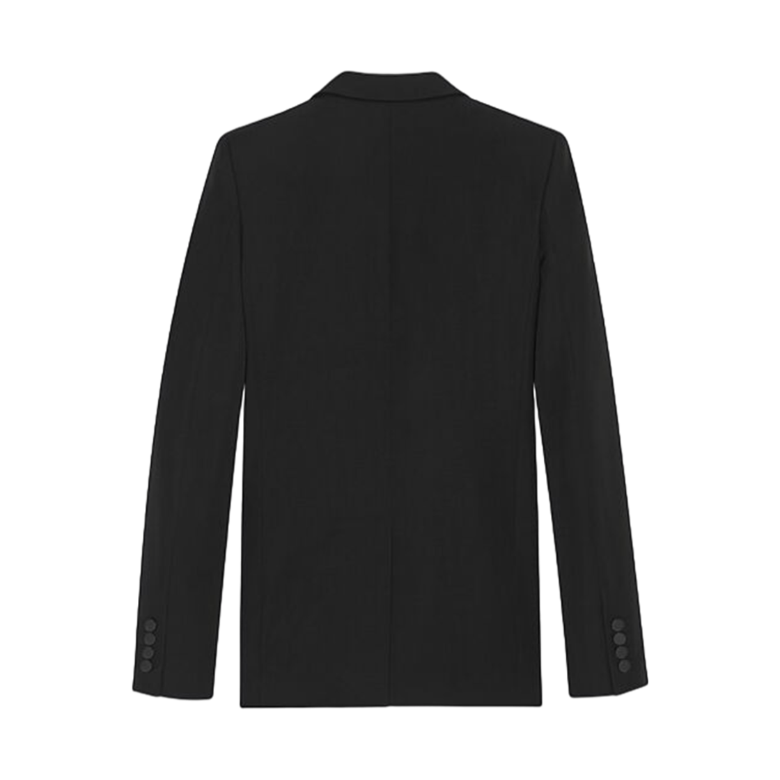 (W) 생로랑 턱시도 자켓 그레인 드 뿌드르 블랙((W) Saint Laurent Tuxedo Jacket In Grain De Poudre Black) - 2