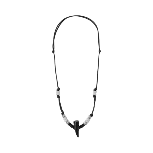 OYBES1AC006BK OY Horn Bead Necklace Black