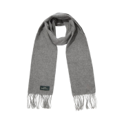 Dunst Fringed Cashmere Muffler Melange Grey