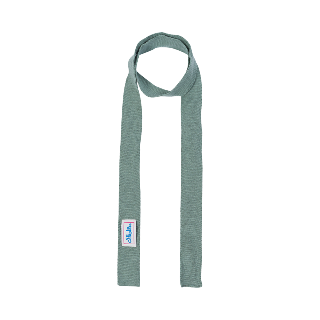 올인컴플리트 슬림 니트 머플러 민트