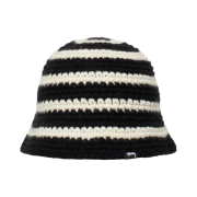 Stussy Swirl Knit Bucket Hat Black
