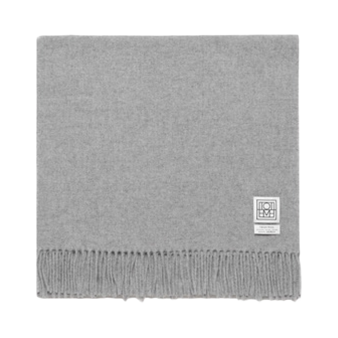 토템 클래식 울 머플러 라이트 그레이 멜란지(Toteme Classic Wool Muffler Light Grey Melange)