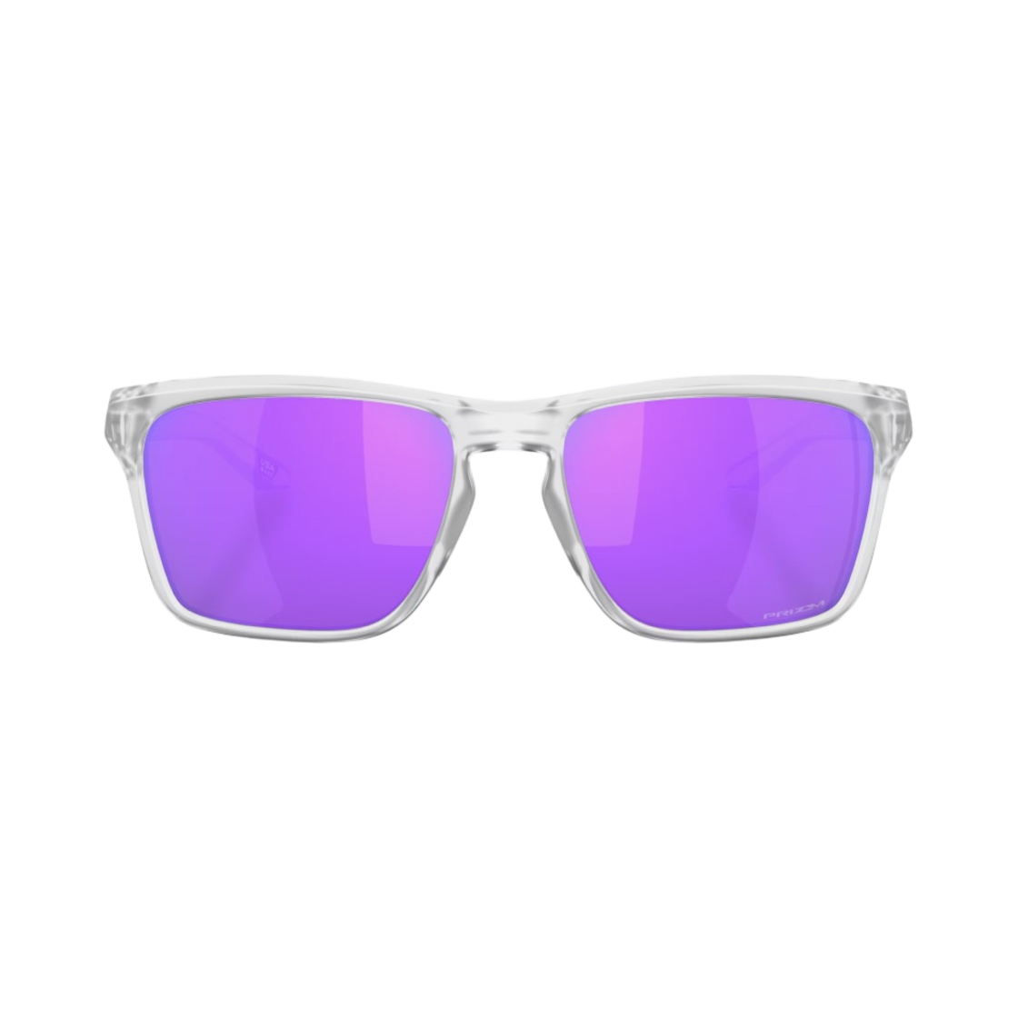 오클리 사일러스 매트 클리어 프레임 프리즘 바이올렛 렌즈 로우 브릿지 핏(Oakley Sylas Matte Clear Frame Prizm Violet Lenses Low Bridge Fit) - 2