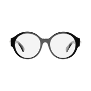 Chanel Round Eyeglasses Acetate & Black