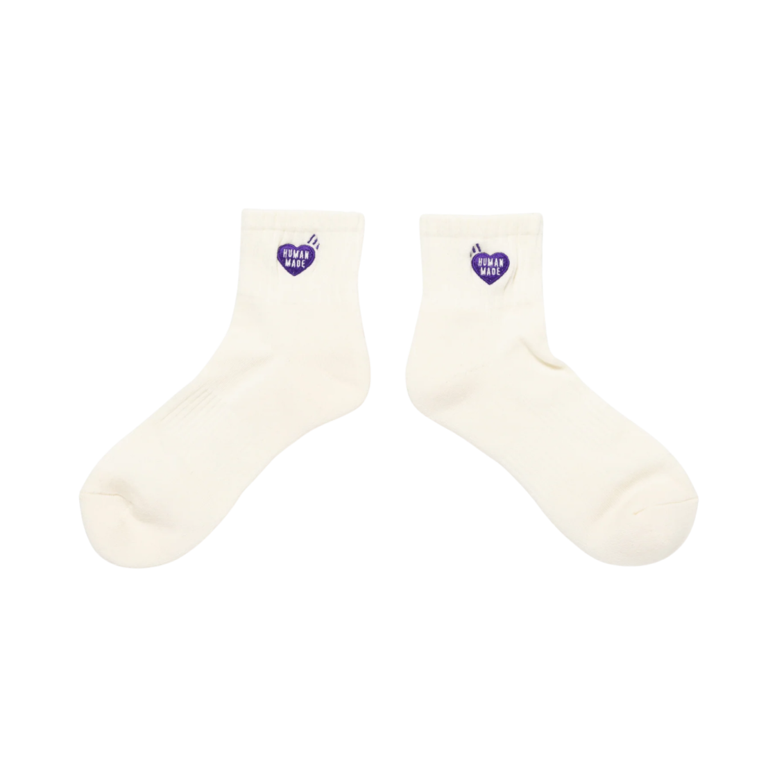 휴먼 메이드 파일 숏 삭스 화이트(Human Made Pile Short Socks White) - 2