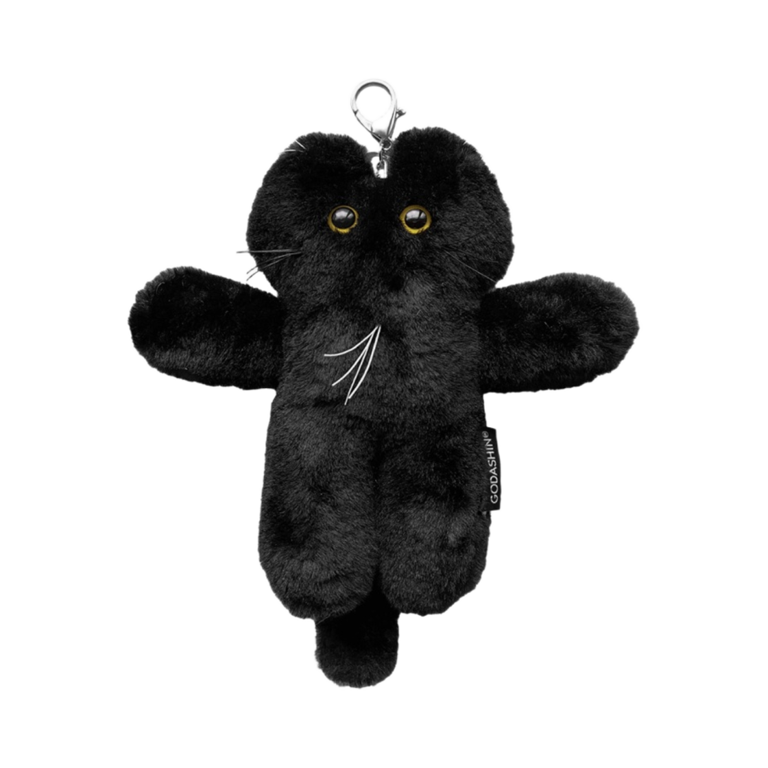고다신 빅 캣츠 키링 블랙(Godashin Big Cats Keyring Black)
