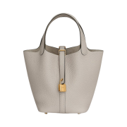 Hermes Picotin Lock 18 Bag Clemence & Gold Beton
