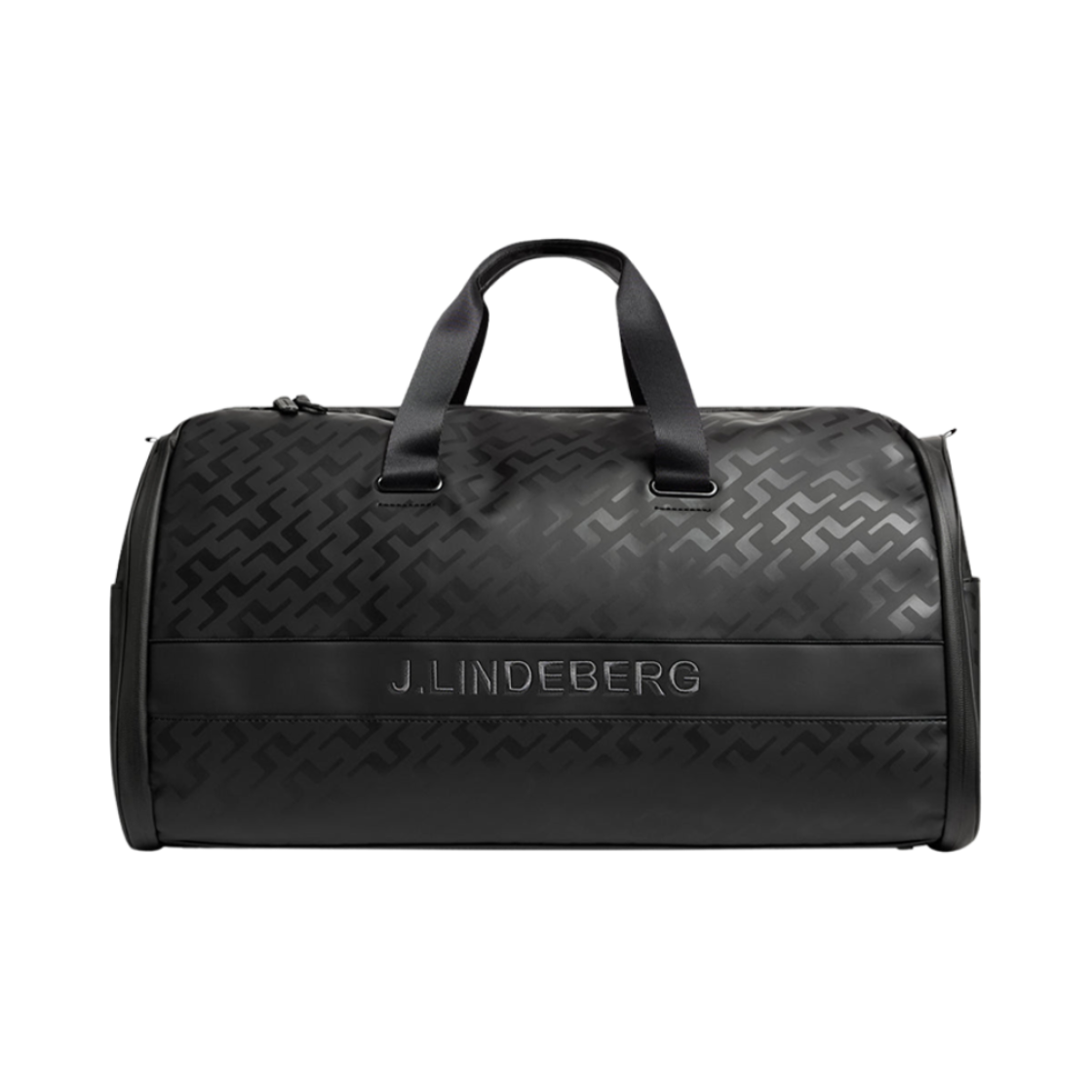 GMAC10590-9999 J.Lindeberg Garment Print Duffel Bag Black