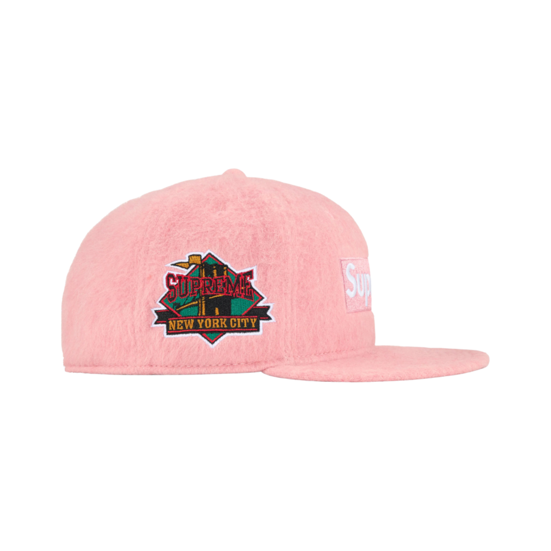 슈프림 브러쉬드 울 박스로고 뉴에라 핑크 - 24FW(Supreme Brushed Wool Box Logo New Era Pink - 24FW) - 2