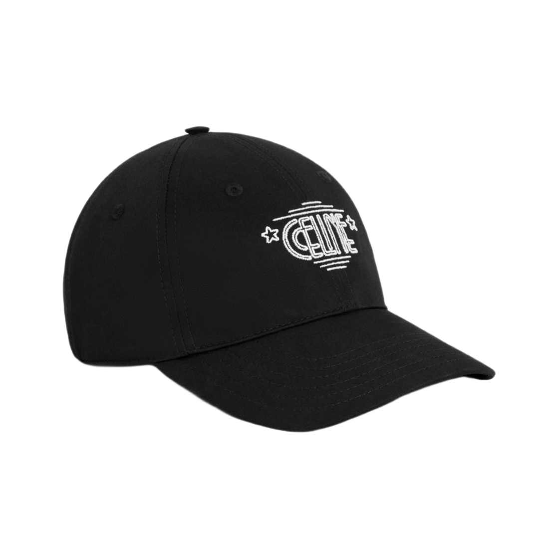 셀린느 윌턴 베이스볼 캡 코튼 블랙(Celine Wiltern Baseball Cap in Cotton Black) - 2