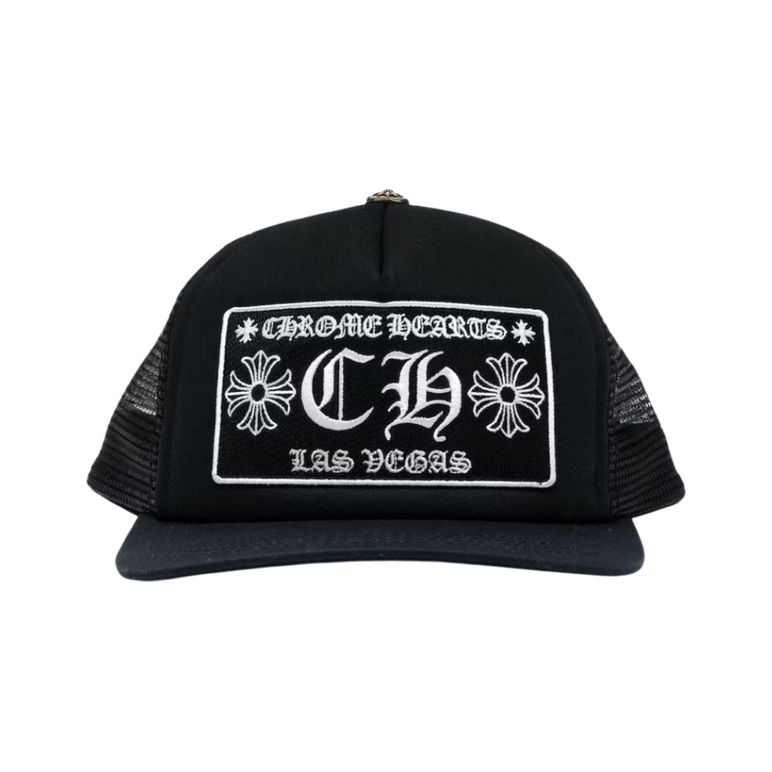 크롬하츠 CH 라스베이거스 트러커햇 블랙(Chrome Hearts CH Las Vegas Trucker Hat Black)