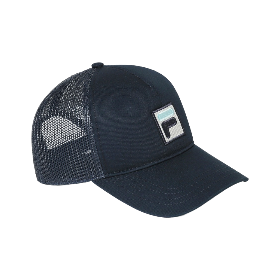 2000FO252CP10X001472 [6% 적립] FILA F+ Box Mesh Trucker Cap Deeper Navy
