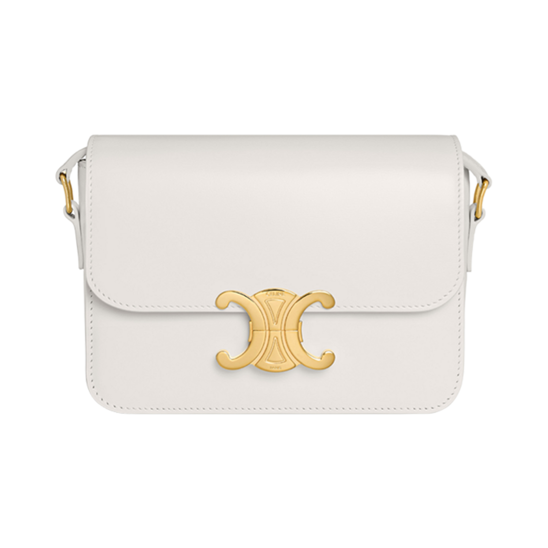 셀린느 틴 트리옹프 백 샤이니 카프스킨 라이스(Celine Teen Triomphe Bag in Shiny Calfskin Rice) - 1