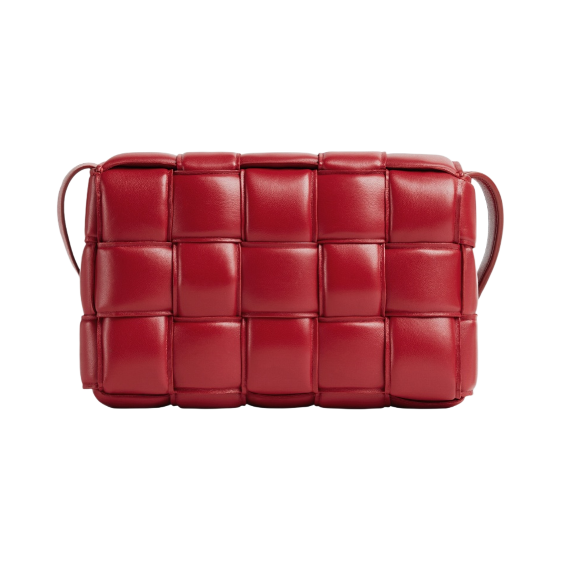 보테가 베네타 패딩 레더 카세트백 애플 캔디(Bottega Veneta Padded Leather Cassette Apple Candy) - 3
