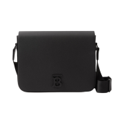 Burberry Leather Small Alfred Messenger Bag Black