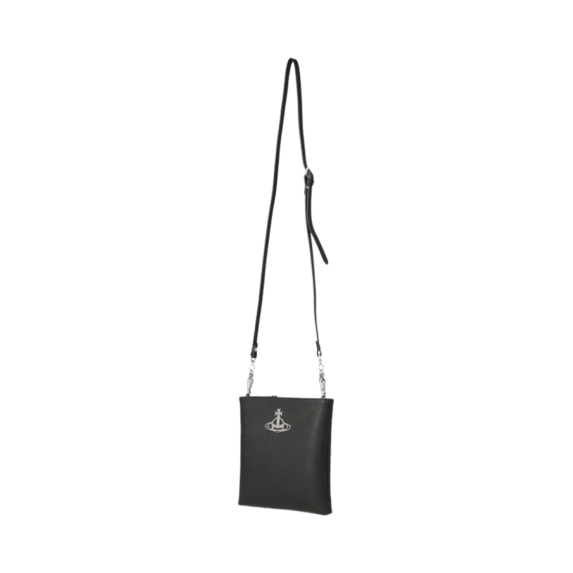 4304007NU-S000B-N401 Vivienne Westwood Square Crossbody Bag Black