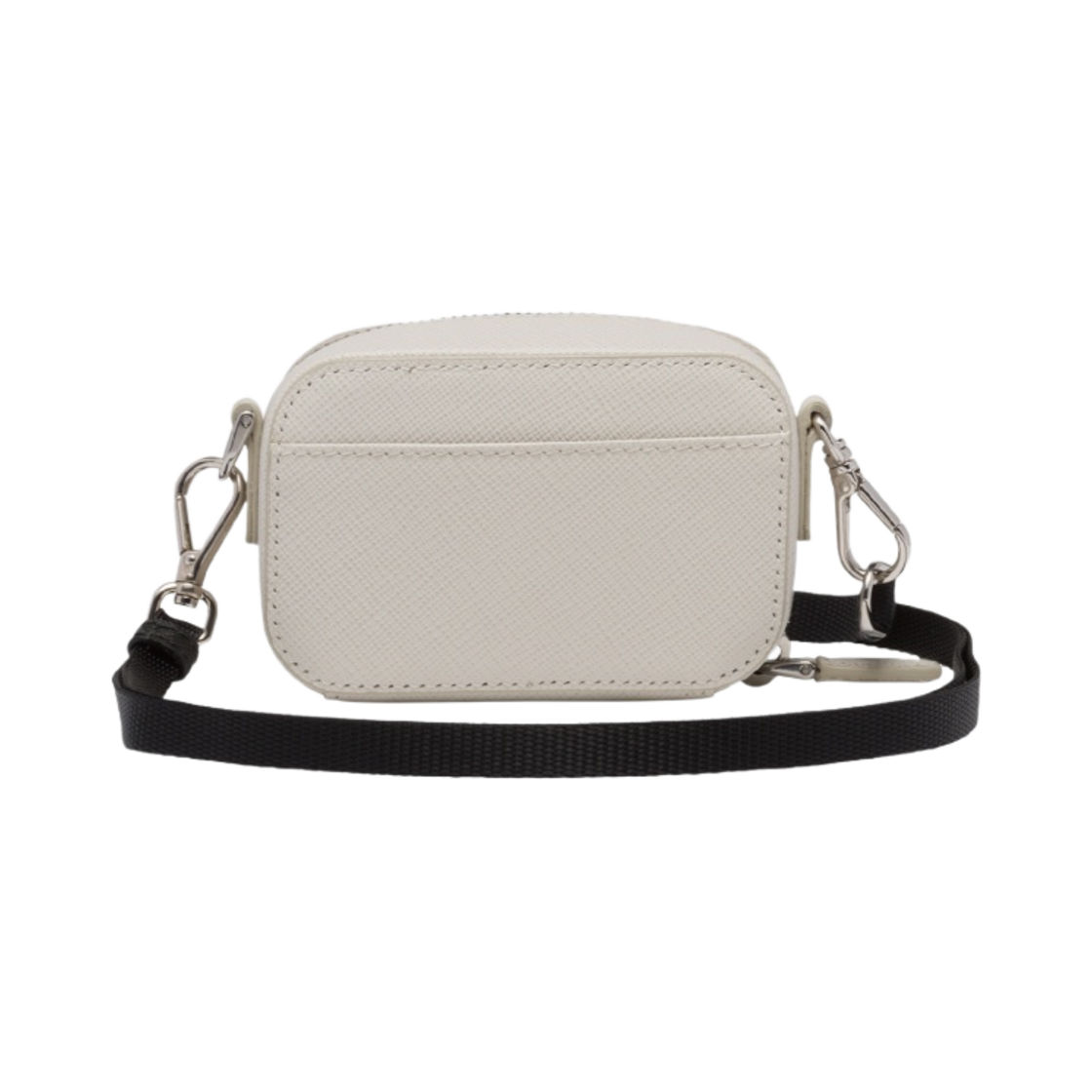프라다 사피아노 레더 미니 파우치 초크 화이트(Prada Saffiano Leather Mini Pouch Chalk White) - 2