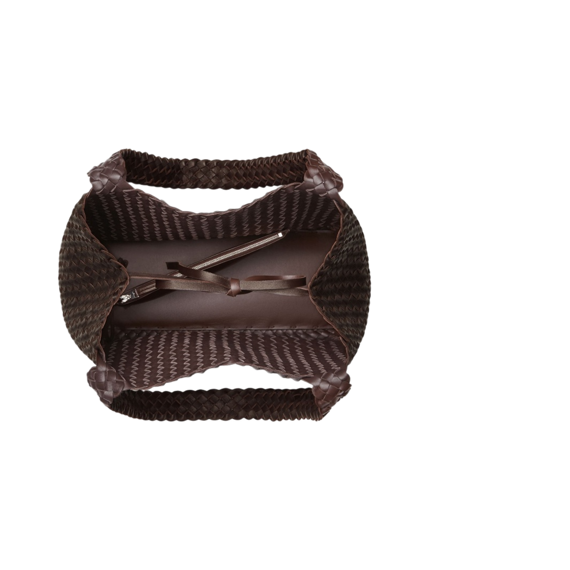 보테가 베네타 리버시블 토트백 폰덴테 비터 초콜릿(Bottega Veneta Reversible Tote Bag Fondant Bitter Chocolate) - 4