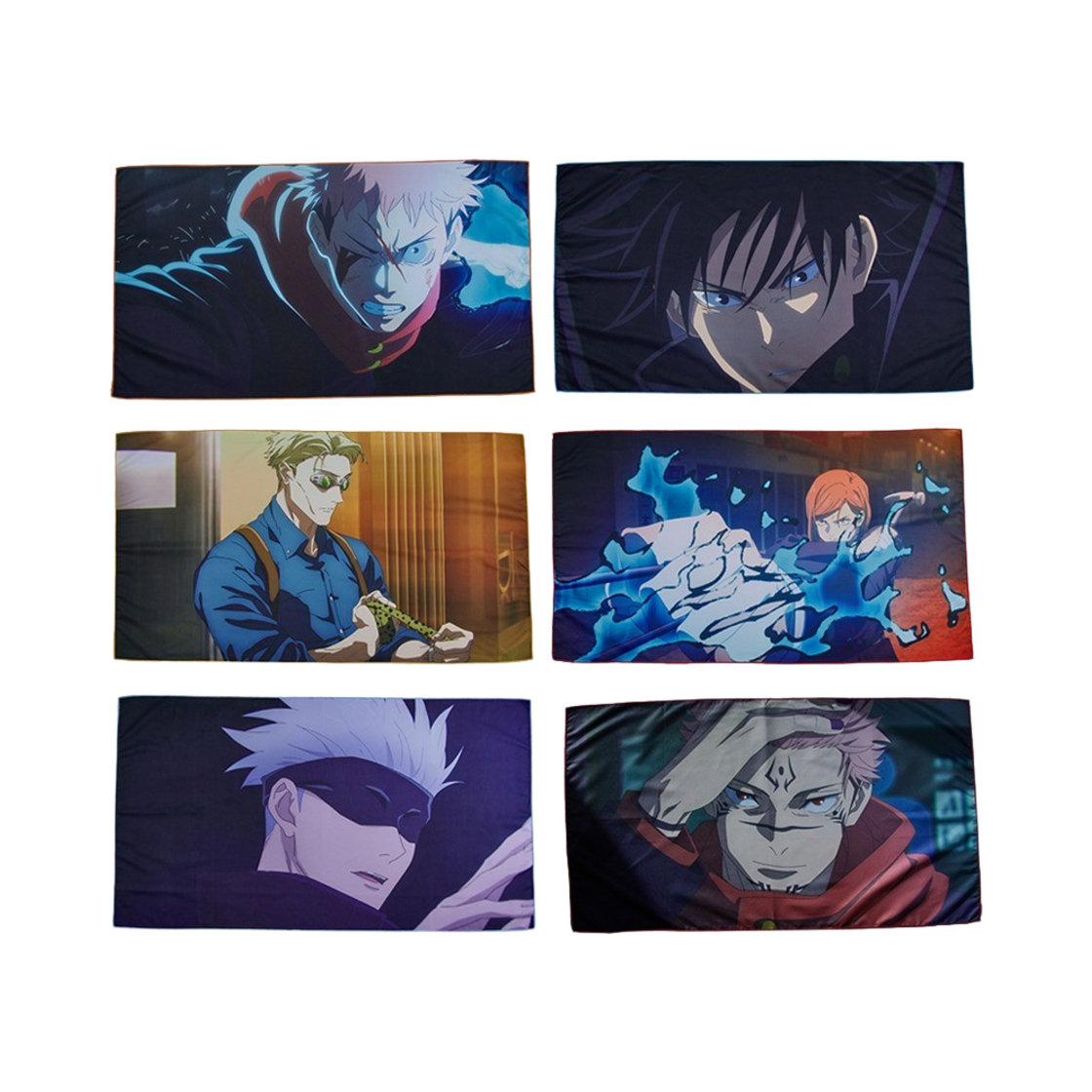 주술회전 슬로건 타월 6종 시부야사변