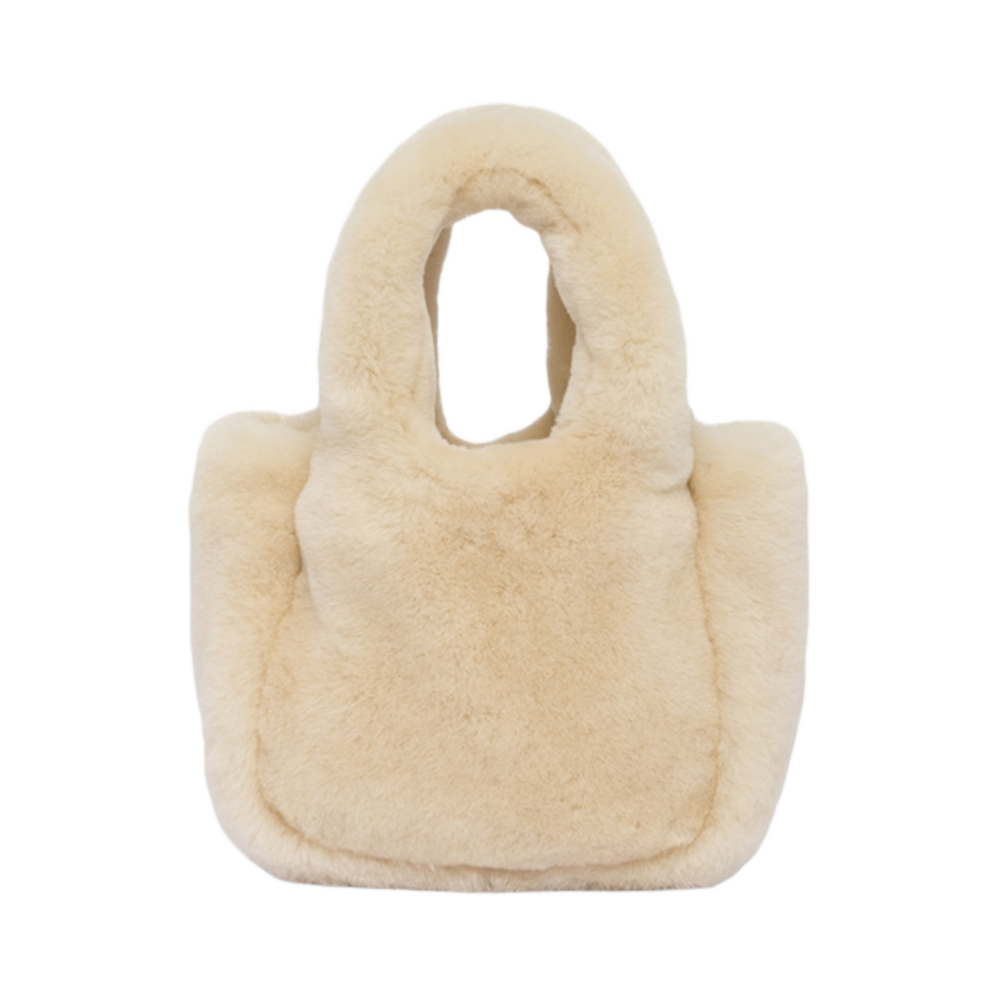 프라다 셔링 미니 핸드백 에크루(Prada Shearling Mini Handbag Ecru) - 3