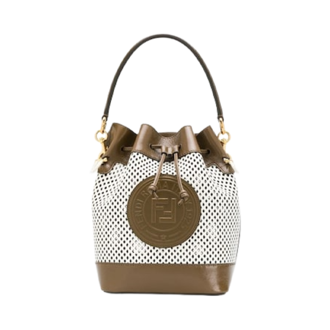 펜디 몬트레조 FF 미니 버킷백 브라운(Fendi Mon Tresor FF Mini Bucket Bag Brown) - 1