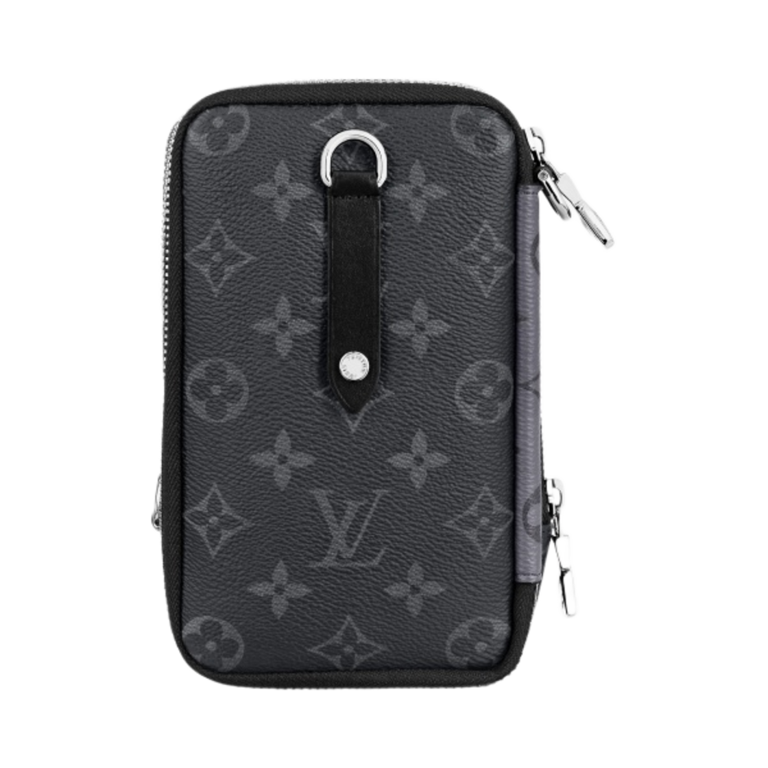 M69534 Louis Vuitton Double Phone Pouch Monogram Eclipse and Monogram Eclipse Reverse - #5