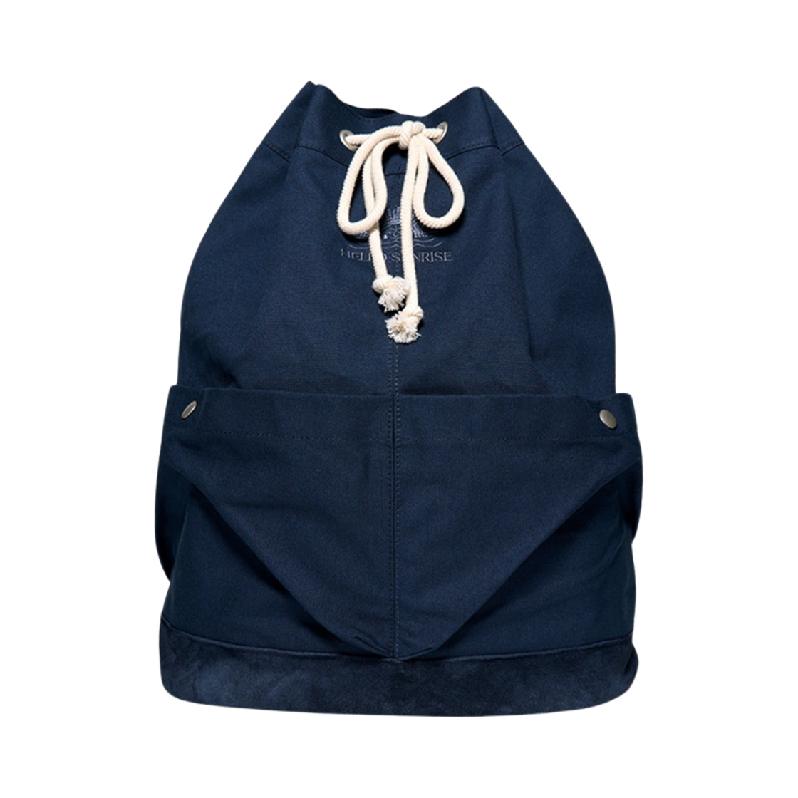 헬로선라이즈 캔버스 더플 백팩 네이비 & 네이비(Hello Sunrise Canvas Duffle Backpack Navy & Navy)