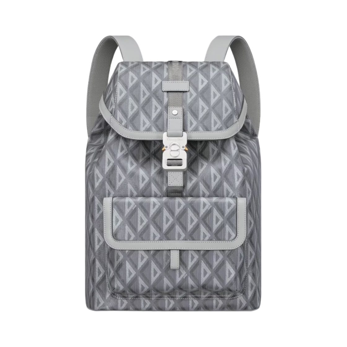 디올 힛 더 로드 백팩 디올 그레이 CD 다이아몬드 캔버스 스무스 카프스킨(Dior Hit The Road Backpack Dior Gray CD Diamond Canvas Smooth Calfskin) - 1