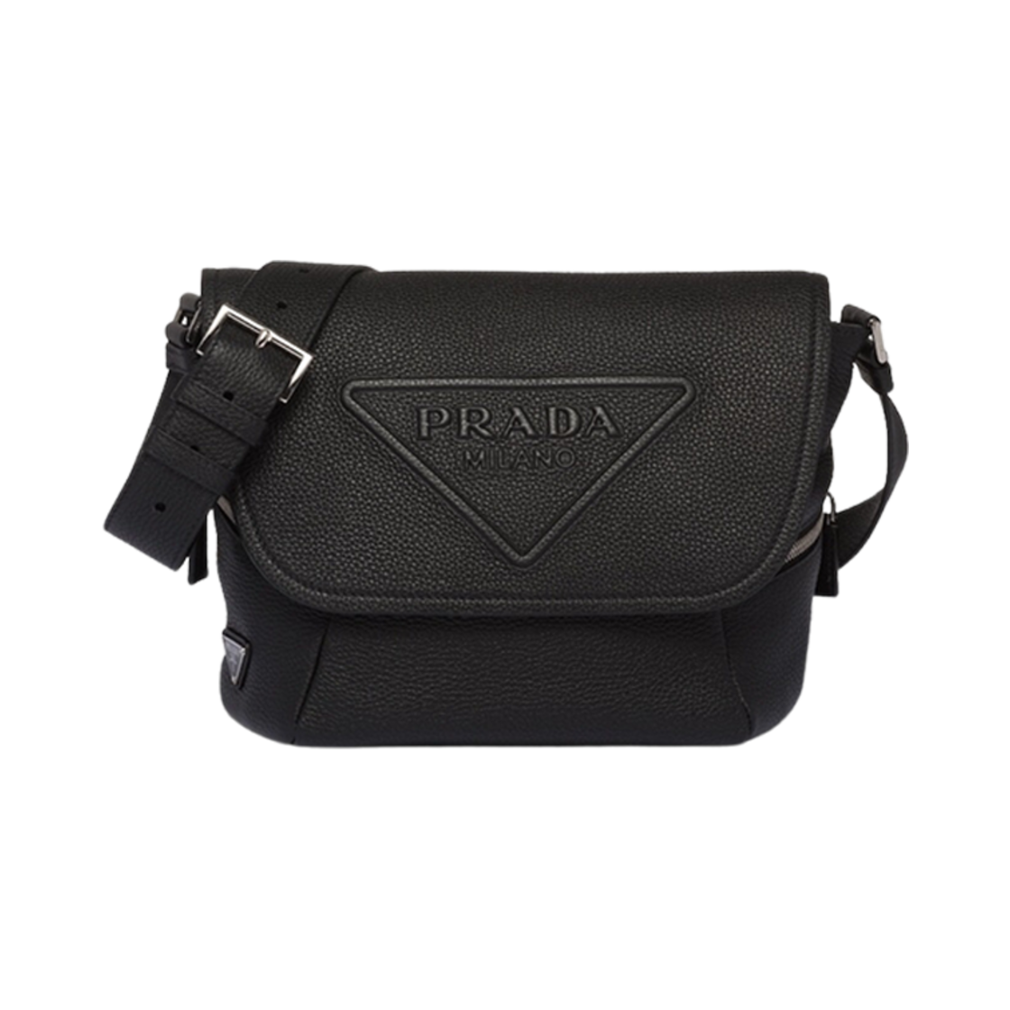 프라다 레더 백 숄더 스트랩 블랙(Prada Leather Bag Shoulder Strap Black) - 1