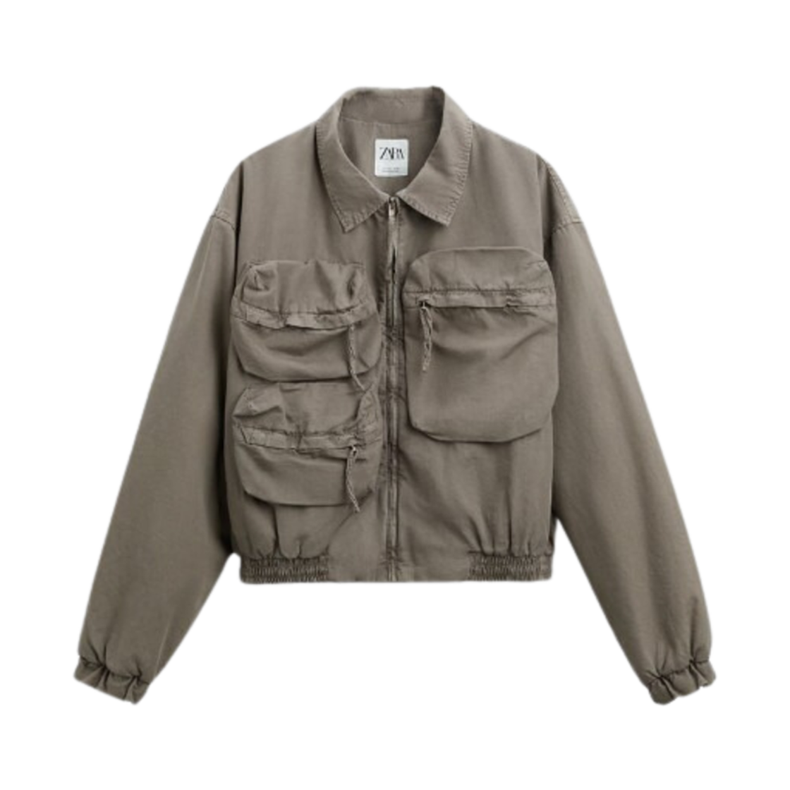 자라 유틸리티 포켓 자켓 다크 샌드(Zara Utility Pocket Jacket Dark Sand)