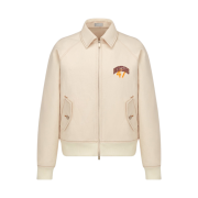Dior x Denim Tears Dior Tears Cotton Twill Zipped Blouson White