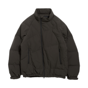 Hatchingroom Heavy Web Goose Down Puffer Charcoal Brown