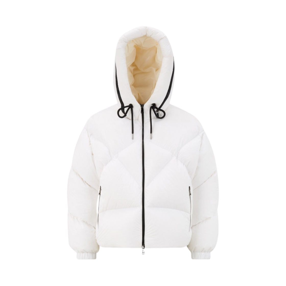 (W) 몽클레르 에스톰 쇼트 다운 자켓 오프 화이트 - 22FW