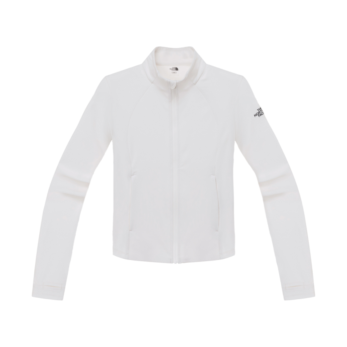 NJ5JQ83K (W) The North Face Comfy Training Zip Up Ivory