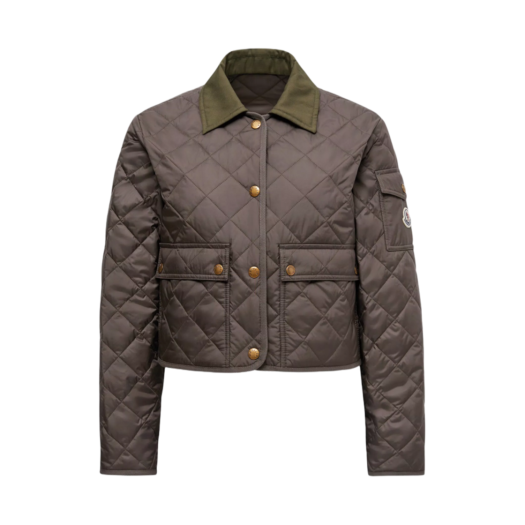 【送料&関税込】Moncler Chitre Diamond-quilted Padded Shirt White Chitre Diamond-Quilted Padded Shirt Jacket - Short