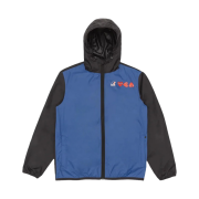 Play Comme des Garcons x K-Way Full Zip Jacket Blue Black