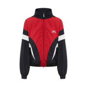 Balenciaga 3B Sports Icon Off Shoulder Tracksuit Jacket Black